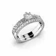 Festive Routa Ikirakka timanttisormus valkokulta 0,23 ct - Solitaire sormukset - 628-023-VK - 4
