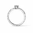 Festive Routa Ikirakka timanttisormus valkokulta 0,23 ct - Solitaire sormukset - 628-023-VK - 3