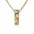 Festive Routa timanttiriipus 0,04 ct keltakulta - Timanttikorut - 14-626-004R-KK - 1