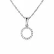 Festive Saturnus timanttiriipus 0,09 ct valkokulta 14K - Timanttikorut - 14-620-009R-VK - 1