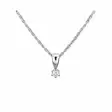 Festive Timanttiriipus Classic 0,05 ct Valkokulta 14K - Timanttikorut - 14-129-005R-VK - 1