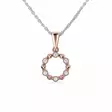 Festive Timanttiriipus Classic 0,06 ct Punakulta 14K - Timanttikorut - 14-618-006R-PK - 1