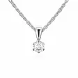 Festive Timanttiriipus Classic 0,45 ct Valkokulta 14K - Timanttikorut - 14-129-045R-VK - 1