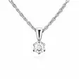Festive Timanttiriipus Classic 0,50 ct Valkokulta 14K - Timanttikorut - 14-129-050R-VK - 1