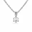 Festive Timanttiriipus Classic 0,70 ct Valkokulta 14K - Timanttikorut - 14-205-070R-VK - 1