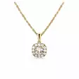 Festive Timanttiriipus Janette 0,12 ct Keltakulta 14K - Timanttikorut - 14-567-030MR-KK - 1