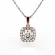 Festive Timanttiriipus Jemina 0,66 ct Punakulta 14K - Timanttikorut - 14-633-066-PK - 1