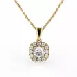 Festive Timanttiriipus Josefiina 0,42 ct Keltakulta 14K - Timanttikorut - 14-632-042-KK - 1