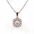 Festive Timanttiriipus Josefiina 0,42 ct Punakulta 14K - Timanttikorut - 14-632-042-PK - 1