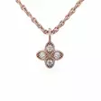 Festive Timanttiriipus Lotus 0,06 ct Punakulta 14K - Timanttikorut - 14-591-006R-PK - 1