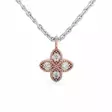 Festive Timanttiriipus Lotus 0,12 ct Punakulta 14K - Timanttikorut - 14-590-012R-PK - 1