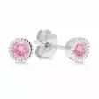 Korutuote Hopekorvakorut Pinkki Zirkonia E-1528pink - Hopeakorut - E-1528pink - 1