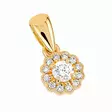 Sandberg M-879K Kukkaniitty 0,22 ct 14K - Timanttikorut - M-879k - 1