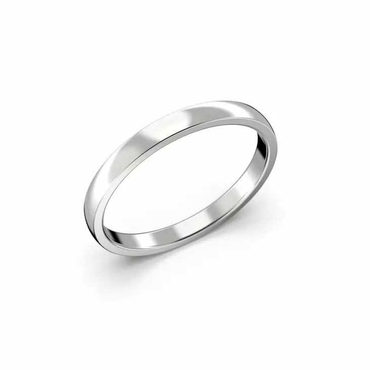 Festive Firenze Light kihlasormus 2 mm valkokulta - Valkokultasormukset - TFL20-13-VK - 1