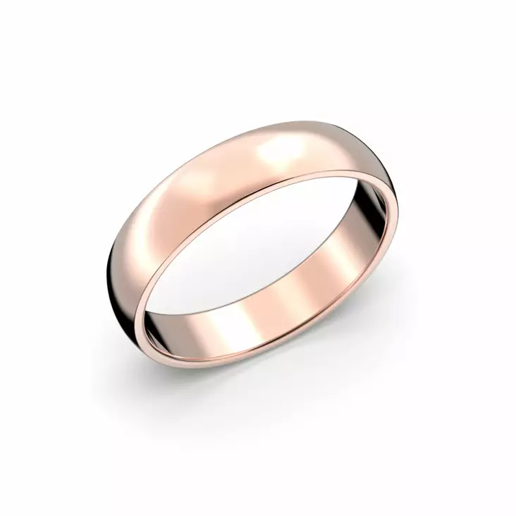 Festive Firenze Light kihlasormus 4,5 mm punakulta - Punakultasormukset - TFL45-13-PK - 1