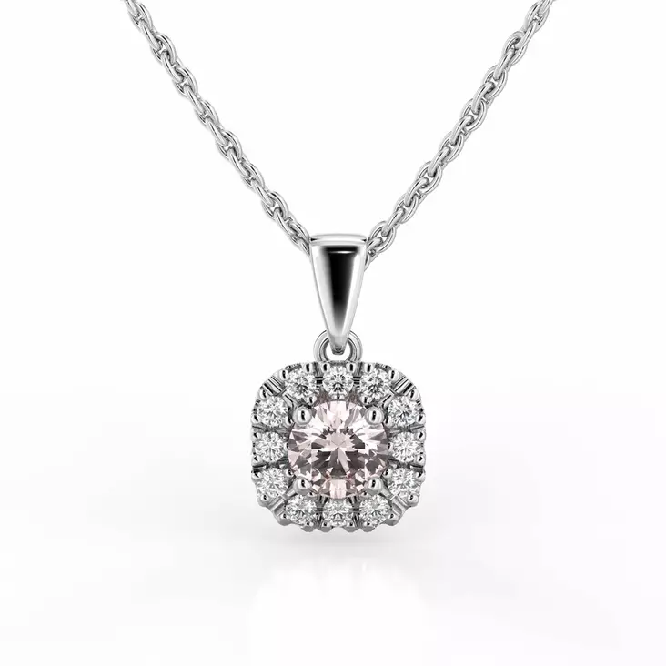 Festive Josefiina timanttiriipus 0,12 ct valkokulta 14K - Timanttikorut - 14-632-042M-VK - 1