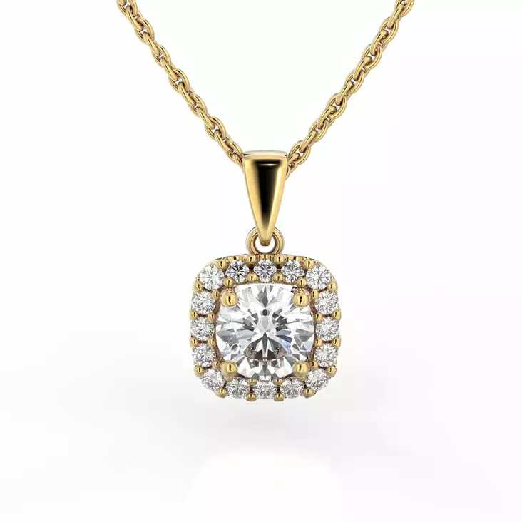 Festive Timanttiriipus Jemina 0,66 ct Keltakulta 14K - Timanttikorut - 14-633-066-KK - 1