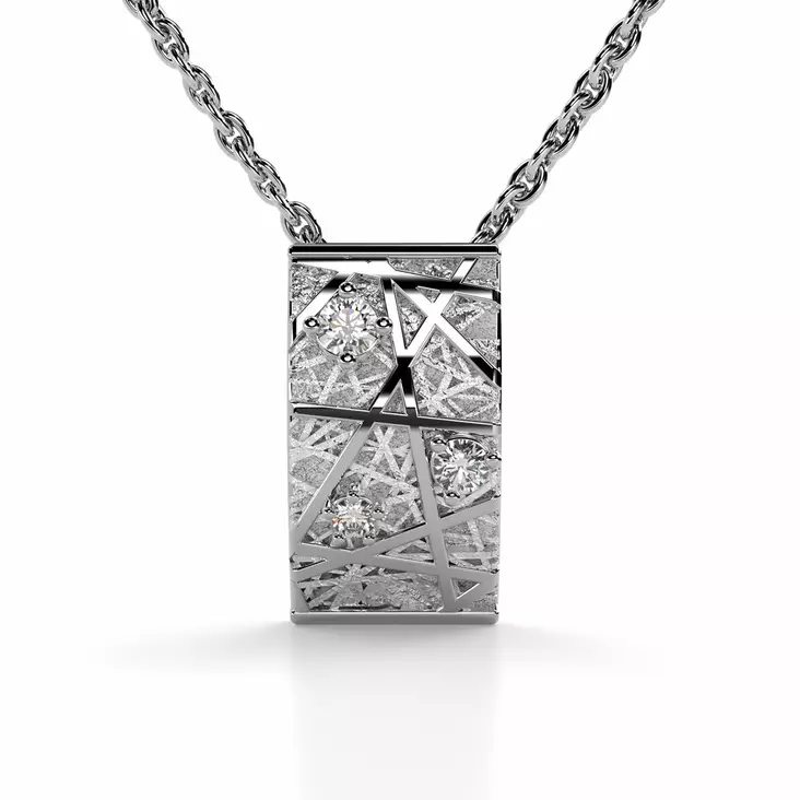 Festive Timanttiriipus Routa 6 mm 0,05 ct Valkokulta - Timanttikorut - 14-623-005R-VK - 1