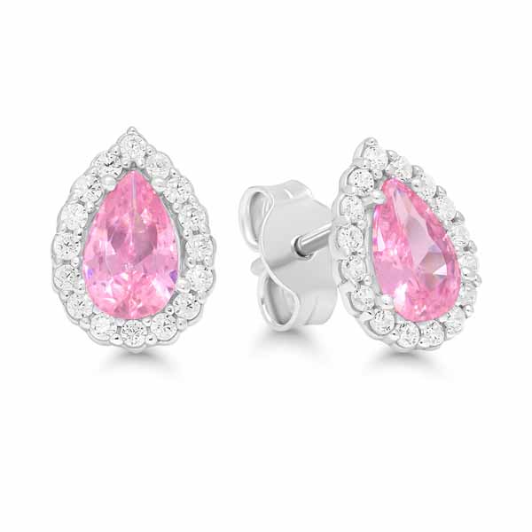 Hopeiset korvakorut BOL-E1182Zpink - Hopeakorut - BOL-E1182Zpink - 1