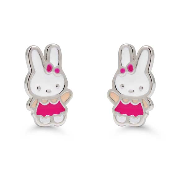 Hopeiset korvakorut E-3439pink - Hopeakorut - E-3439pink - 1