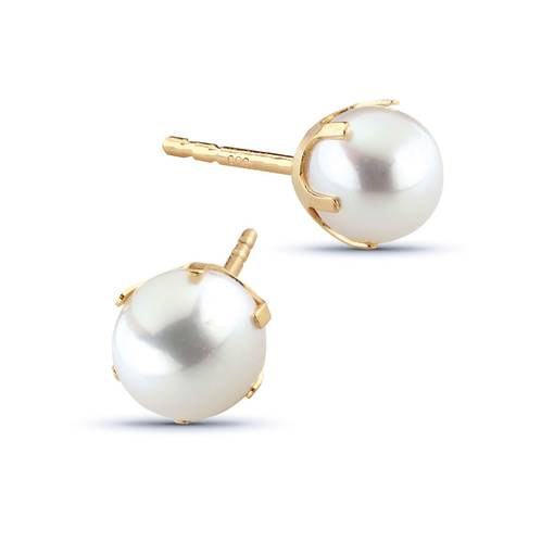 Helmikorvakorut 5 mm 1005valk - Kultakorut - 1005valk - 1