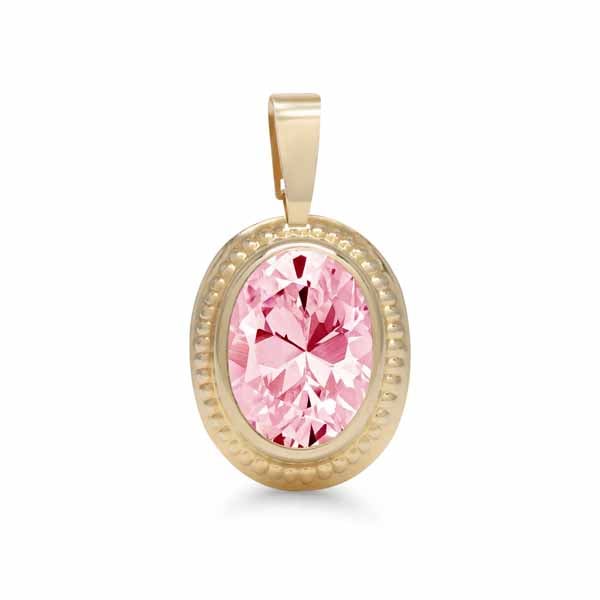 Kultariipus pinkki zirkonia 26-1013pink - Kultakorut - 26-1013pink - 1