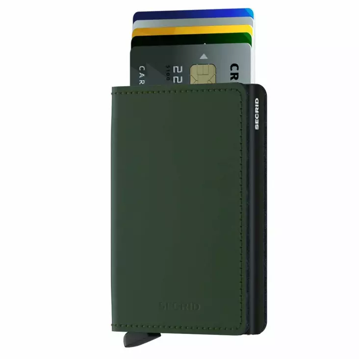 Secrid Slimwallet SM-Green-Black - Lompakot ja korttikotelot - SM-GREEN-BLACK - 1