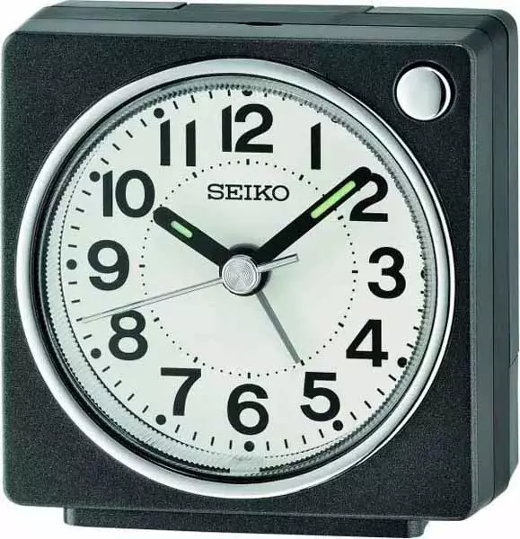 Seiko herätyskello Musta QHE196K - Seiko herätyskellot - QHE196K - 1