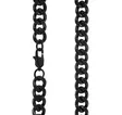 Miesten panssariketju, musta, teräs 10 mm - Teräskorut - HMT10-50BL - 1
