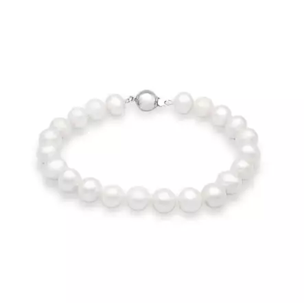 Helmirannekoru 8 mm helmillä - Hopeakorut - AJ-B176-175cm - 1