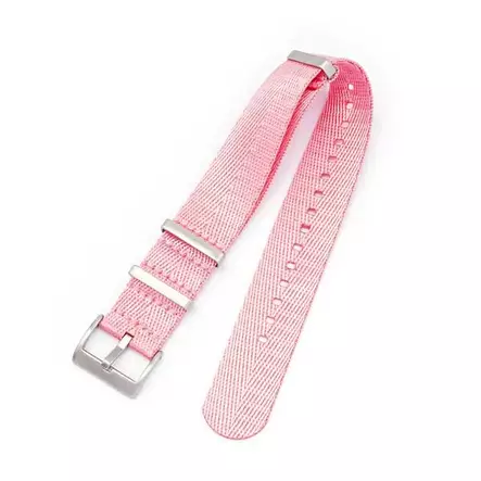Sisu Smooth natoranneke pinkki - Kellon rannekkeet - NA40-20mm - 1