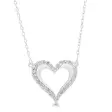 Beat of Love hopeinen sydänriipus BOL-N0007Z - Hopeakorut - BOL-N0007Z-40-45cm - 1