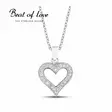 Beat of Love hopeinen sydänriipus BOL-N0015Z - Hopeakorut - BOL-N0015Z-40-45cm - 1