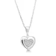 Beat of Love hopeinen sydänriipus BOL-N1601Z - Hopeakorut - BOL-N1601Z-40-45cm - 1