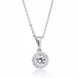 Hopeariipus halo zirkoneilla BOL-N1854Z - Hopeakorut - BOL-N1854Z40-45cm - 1