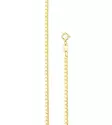 Kullattu venetsiaketju, hopea, 0,8 mm - Hopeakorut - CV15-GP-36cm - 1