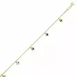 Kultainen nilkkaketju sydämillä A-200239YW - Kultakorut - A-200239YW-26CM - 1