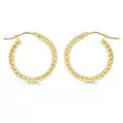 Kultaiset korvarenkaat RI-023-2,1x19mm - Kultakorut - RI-023-21X19mm - 1
