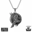 Northern Viking Jewelry Flying Raven kaulakoru NVJRS112 - Teräskorut - NVJRS112-45cm - 1