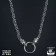 Northern Viking Jewelry Kuningasketju Sudenpäillä NVJKE003 - Teräskorut - NVJKE003-60cm - 1