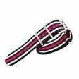 Sisu nato-ranneke puna-sini-valko-musta-raidallinen - Kellon rannekkeet - NA08-20mm - 1