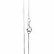 Venetsiaketju, 14k valkokulta, 0,6 mm - Kultakorut - VED40W45cm - 1