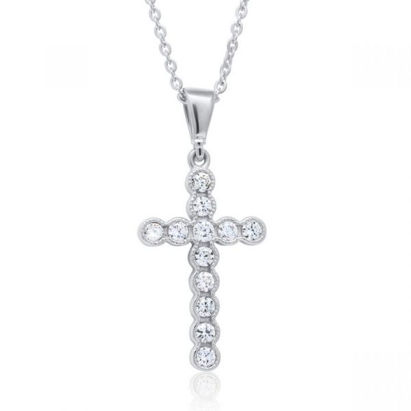 Beat of Love Zirkonia Ristiriipus BOL-N1801Z/40-45cm - Hopeakorut - BOL-N1801Z40-45cm - 1