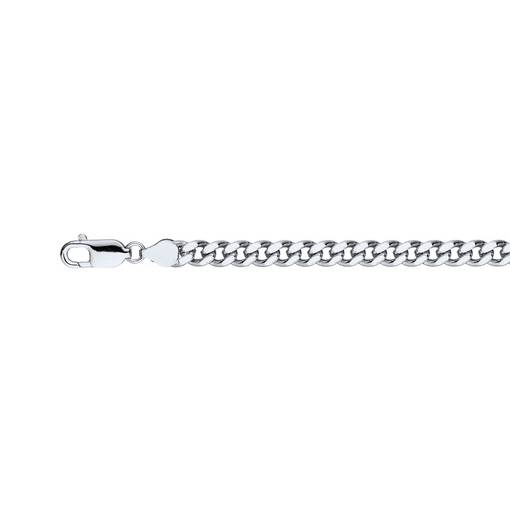 Hopeinen panssariranneketju 5,2 mm - Hopeakorut - CP150-18cm - 1