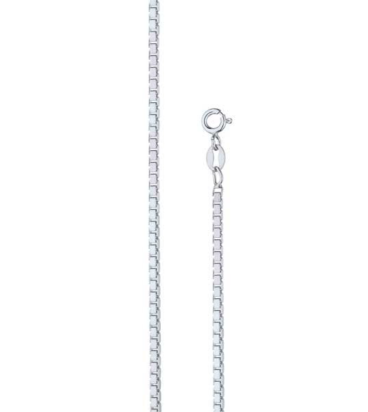 Hopeinen venetsiaketju 0,8 mm - Hopeakorut - CV15-36cm - 1