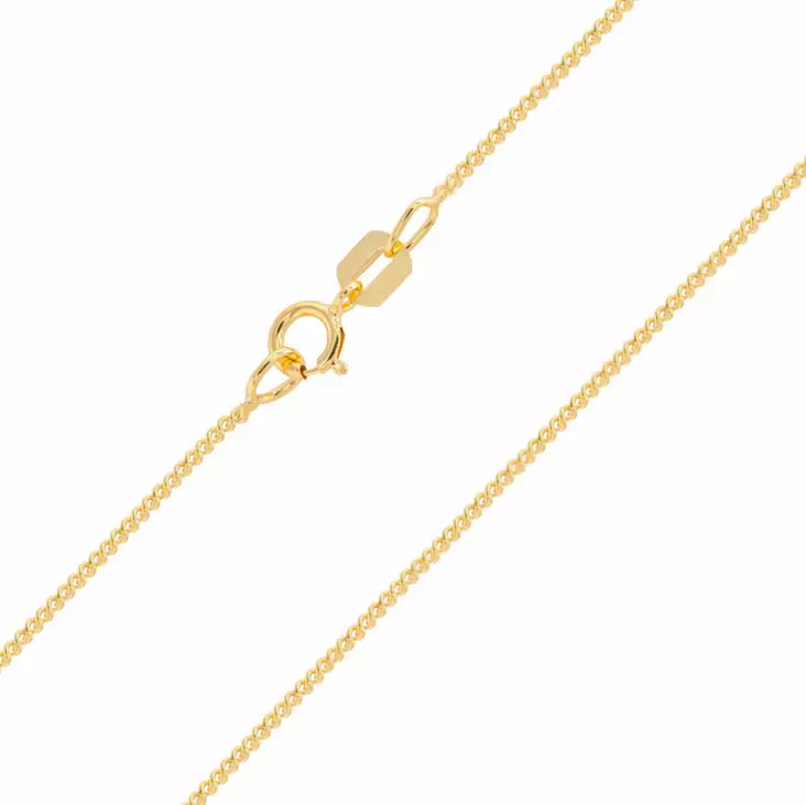 Kultainen panssariketju kaulaketju 14k keltakulta 1 mm - Kultakorut - CP30-14K-36cm - 1