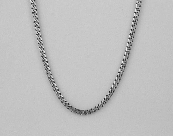 Miesten hopeinen panssariketju 3,5 mm KD100X - Hopeakorut - KD100X-50cm - 1