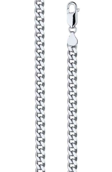 Miesten hopeinen panssariketju 9,5 mm - Hopeakorut - CP250-45cm - 1