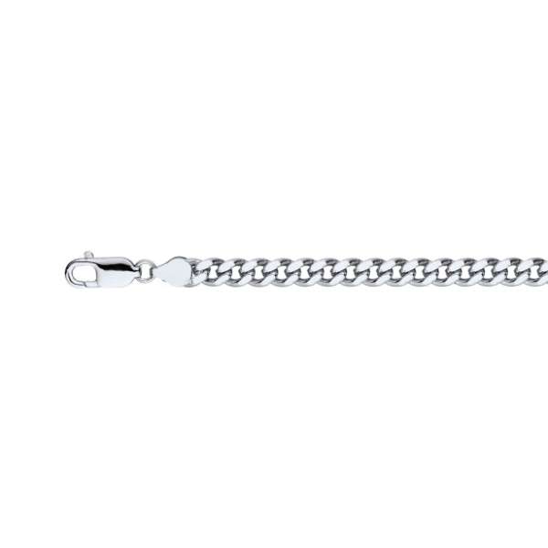 Miesten hopeinen panssariranneketju 9,5 mm - Hopeakorut - CP250-19cm - 1