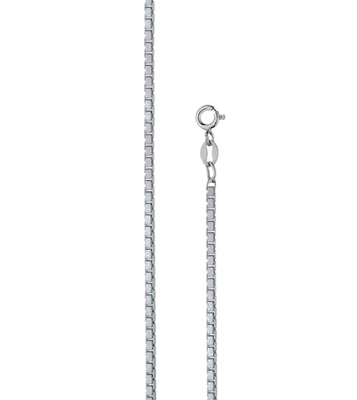 Rodinoitu hopeinen venetsiaketju 0,8 mm - Hopeakorut - CV15-R-36cm - 1